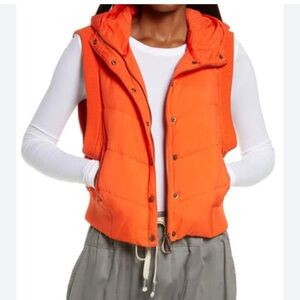Worn Once Free People Movement Orange Vest